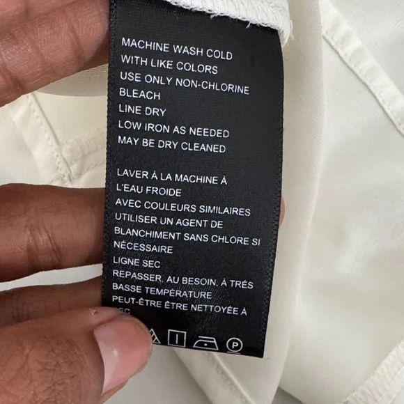 URBAN OUTFITTERS Satin like ivory Tie-Shoulder bows Mini Dress size small - Picture 10 of 11